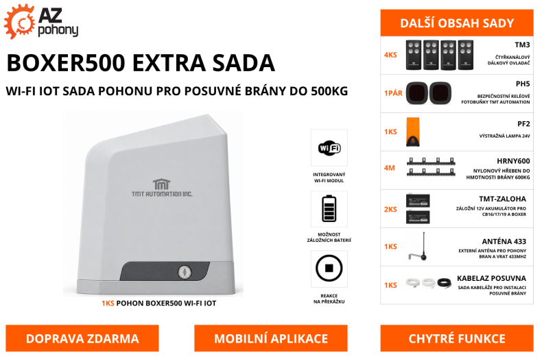 BOXER500 EXTRA SADA